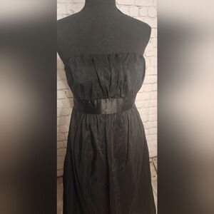 Gap Black Strapless Dress Size 10 NWT